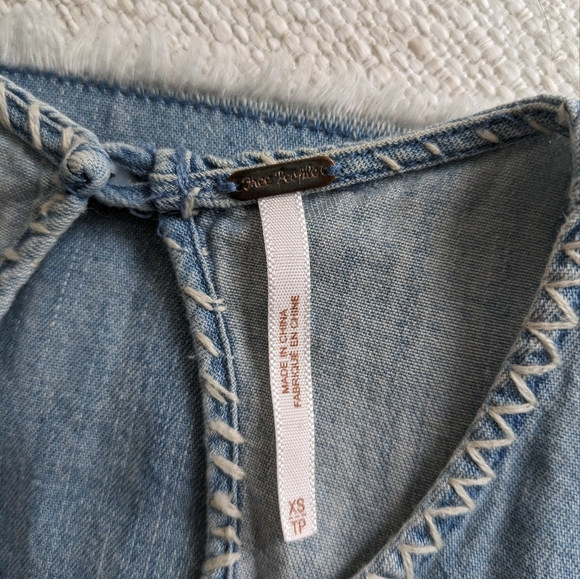 Free People Cotton Embroidered Dress - Picture 9 of 12